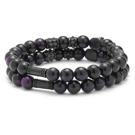 SkeletonHD スケルトンエイチディー ブレスレット Dark Purple SLK-M058