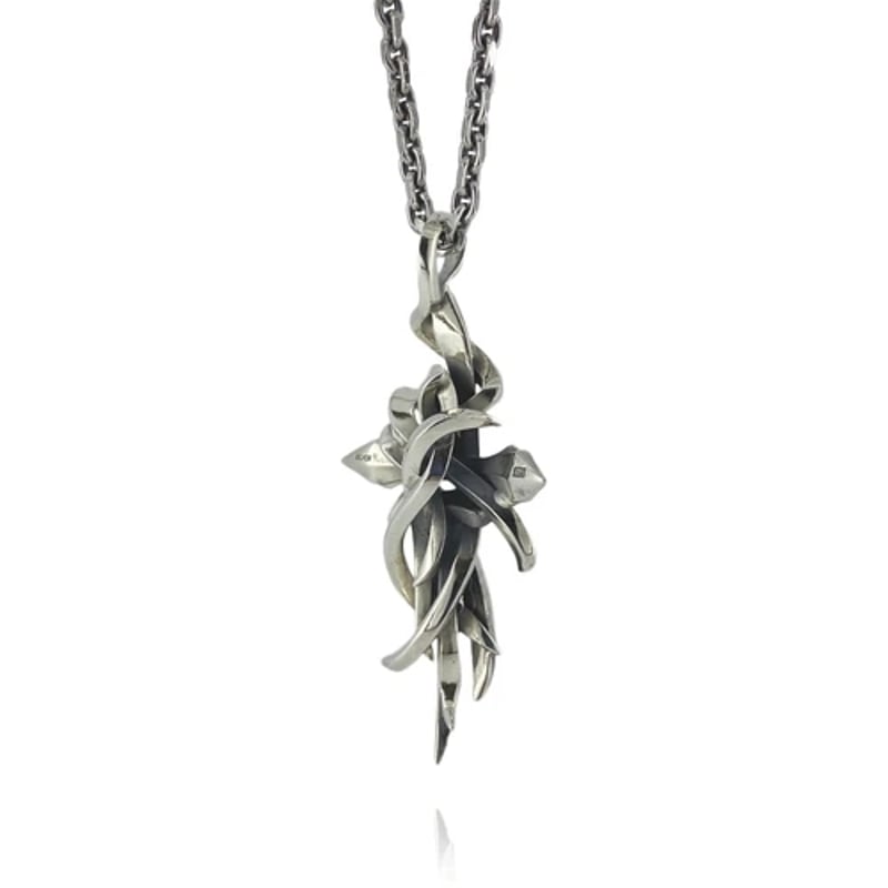 M's collection/エムズコレクション フレアクロス ネックレス