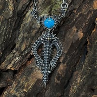 CHOLOS チョロス GOLDLINE FEATHER(M) NECKLACE PENDAN