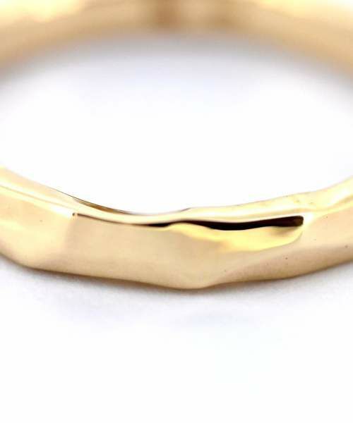 LION HEART-ライオンハート- 槌目プチリング/K10ゴールド | Pan's Sec