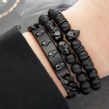 SkeletonHD スケルトンエイチディー ブレスレット Nemesis All Steel Chain Bracelet SLK-M080