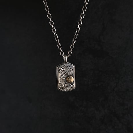 HOPE EARTH ホープアース スターリングシルバー　ネックレス　T-2arabesque_K18YG_vintage　（HE-T2-16）