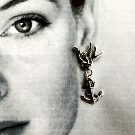 Galcia ガルシア  SWALLOW & ANCHOR PIERCE(LARGE) 22P-SW001SA-L