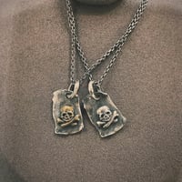 MAD CULT マットカルト skull ネックレス　Rough Out Flag Charm