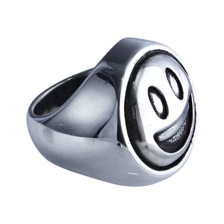 TRAVIS WALKER トラヴィスワーカー BRASS/SILVER EMOJI IN SIGNET RING