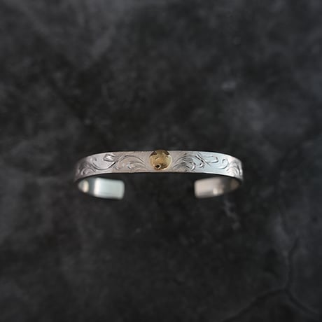 HOPE EARTH ホープアース スターリングシルバー　唐草バングル　B-2soil_K18YG_brand new bangle