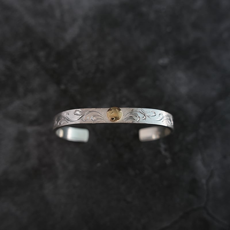 HOPE EARTH ホープアース スターリングシルバー 唐草バングル B