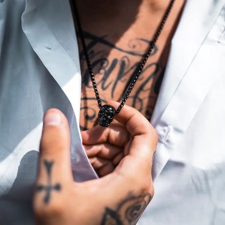 SkeletonHD スケルトンエイチディー ネックレス　Titan Skull Pendant Chain　AC-096 - 006
