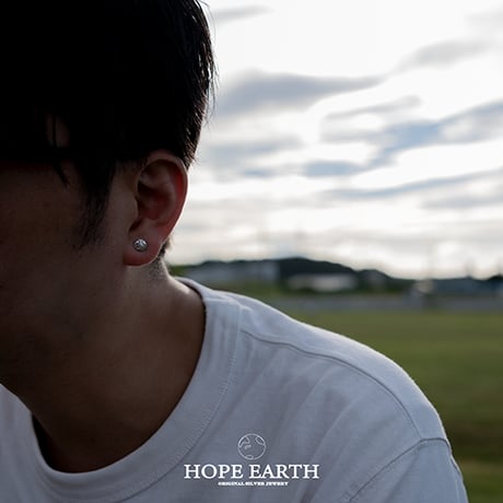 HOPE EARTH ホープアース ロゴピアス HE-P1-2