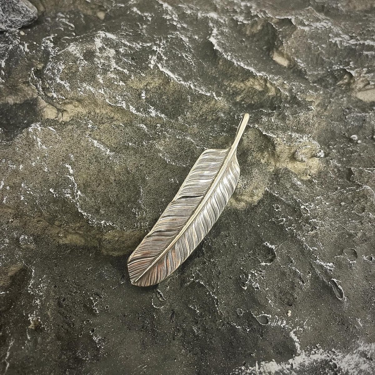 CHOLOS チョロス FEATHER TOP(M) NECKLACE PENDANT ペンダ