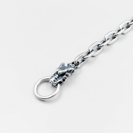 トラヴィスワーカー　TRAVIS WALKER　BRS110 Small Gargoyle Charm Oval Link Bracelet