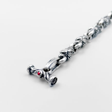 TRAVIS WALKER トラヴィスワーカー ブレスレット タイニーセイバートゥースタイガーブレスレット(11リンク) BRS228