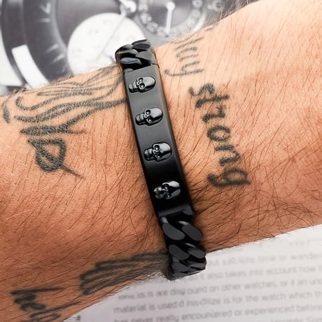 SkeletonHD スケルトンエイチディー ブレスレット Nemesis All Steel Chain Bracelet SLK-M080