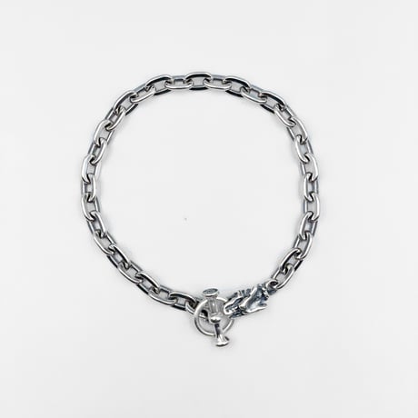 トラヴィスワーカー　TRAVIS WALKER　BRS110 Small Gargoyle Charm Oval Link Bracelet