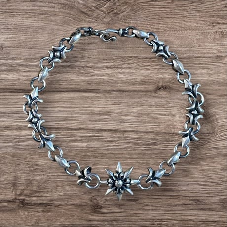 アトリエ縁 Atelier-en- Juno cross chain bracelet (S) -ジュノークロス・チェーンブレスレット