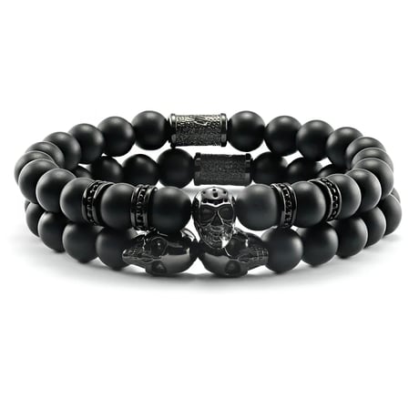 SkeletonHD スケルトンエイチディー ブレスレット SkeletonHD Black Skull Storm Box