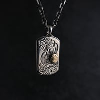 HOPE EARTH ホープアース スターリングシルバー　ネックレス　T-2arabesque_K18YG_vintage　（HE-T2-16）