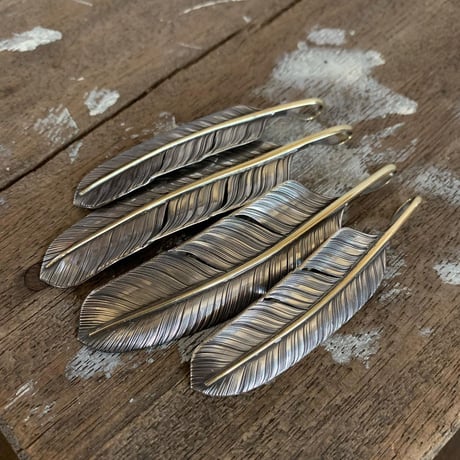 CHOLOS チョロス GOLDLINE FEATHER(M) NECKLACE PENDANT ペンダント