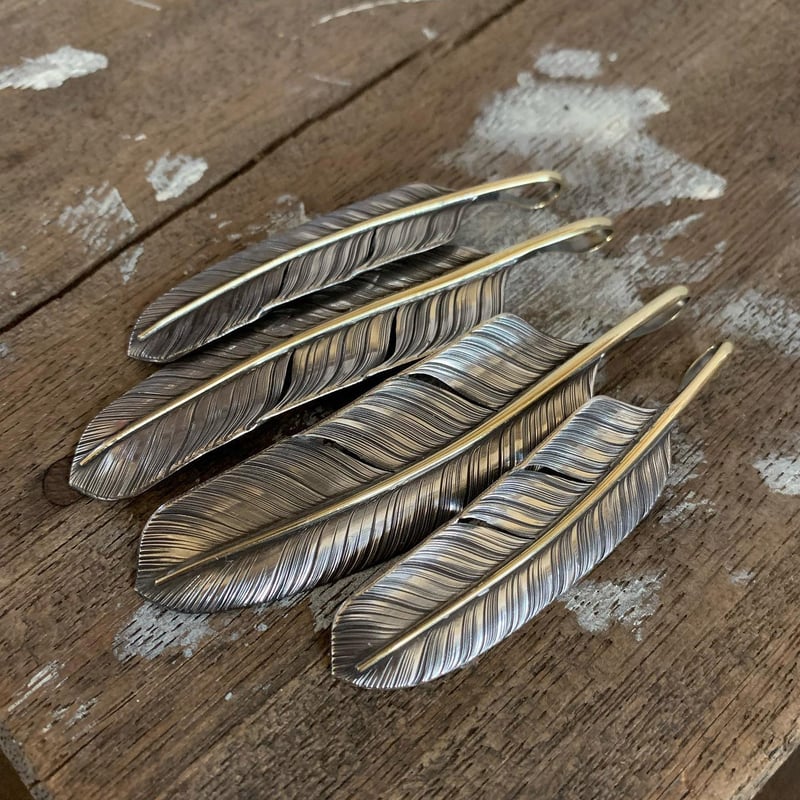 CHOLOS チョロス GOLDLINE FEATHER(M) NECKLACE PENDAN CHOLOS チョロス GOLDLINE FEATHER(M) NECKLACE PENDAN