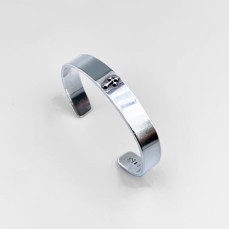 TRAVIS WALKER トラヴィスワーカー SILVER BANGLE 10mm WITH 1 SILVER TW SMALL ARROW CROSS