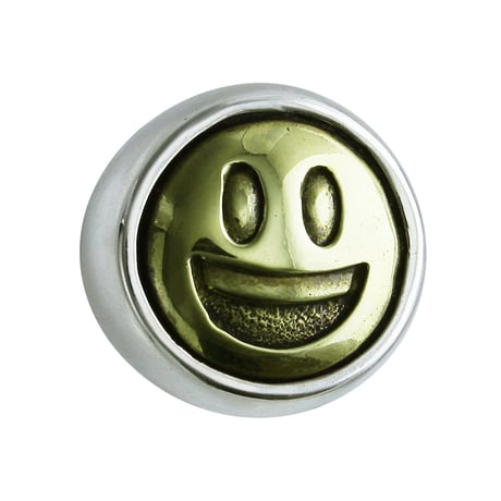 TRAVIS WALKER トラヴィスワーカー BRASS/SILVER EMOJI IN SIGNET RING