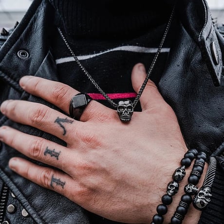 SkeletonHD スケルトンエイチディー ネックレス　Titan Skull Pendant Chain　AC-096 - 006