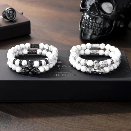 SkeletonHD スケルトンエイチディー ブレスレット Vikings Skulls Box