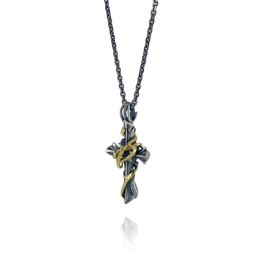 エムズ コレクション M's collection クロス ネックレス メンズ