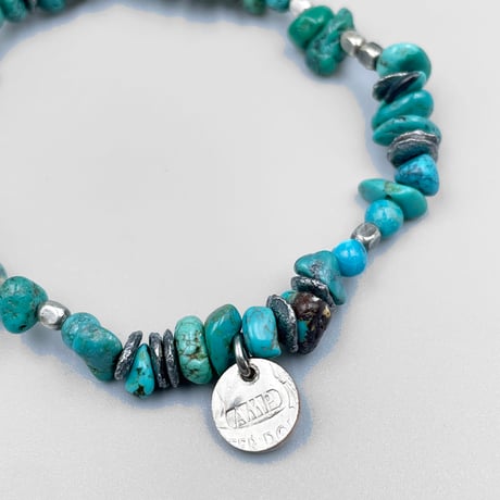 AMP JAPAN アンプジャパン　ブレスレット　Tumble Turquoise Bracelet -single-