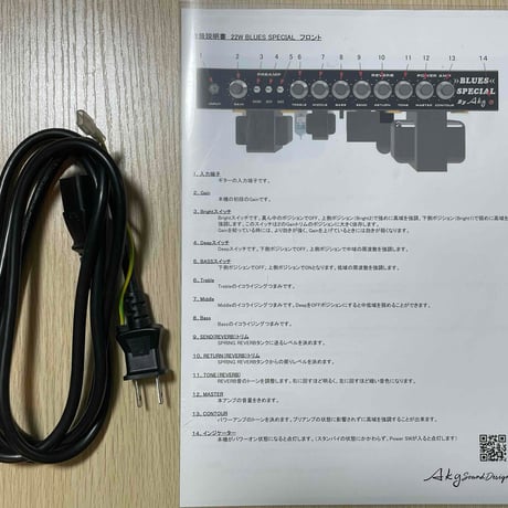 AKG Sound Desin Blues Special 22W-12インチAttCombo USED品
