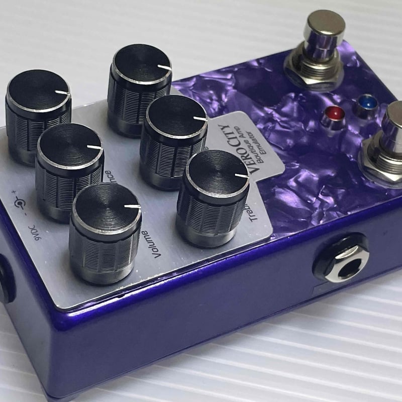 VeroCity effects pedal E-GL-B2 パールパープルトッププレート U