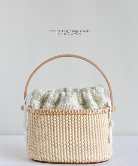 【クリームツイードインナーバッグ　Mサイズ】（日本製）