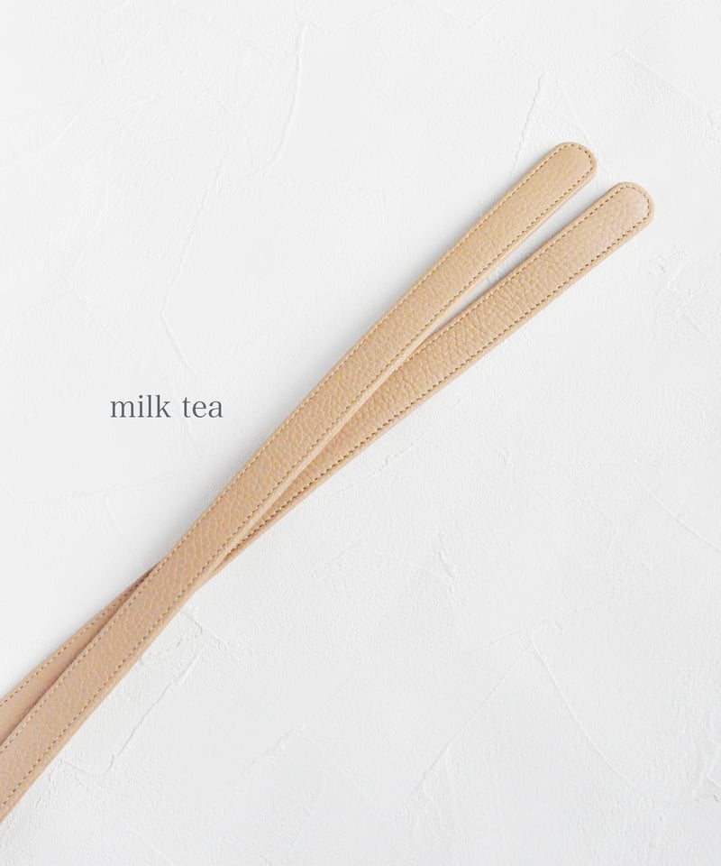 平型レザーハンドル(細幅）2本セット】固定用ネジ＆ナット付き