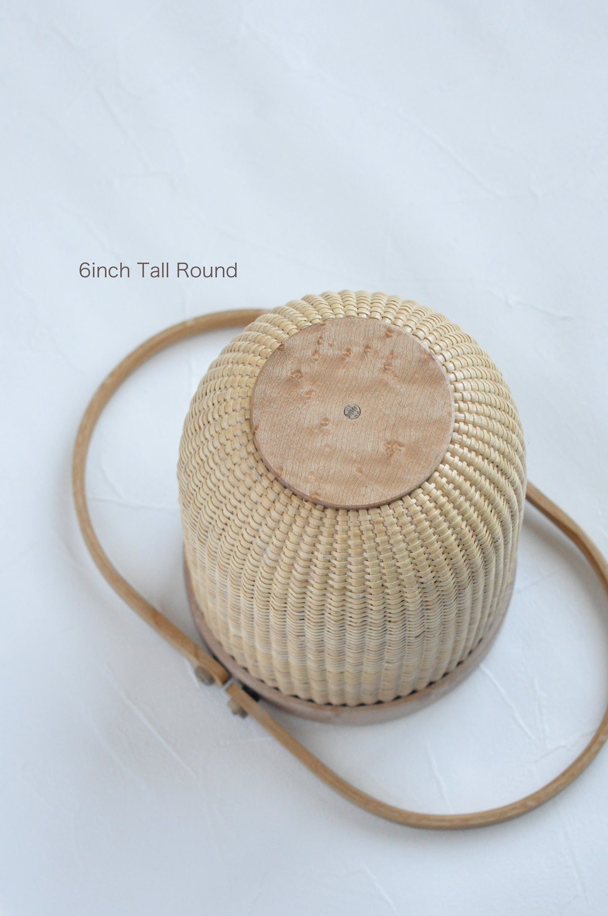 6インチラウンド（トール）・ナンタケットバスケット】インナーバッグM