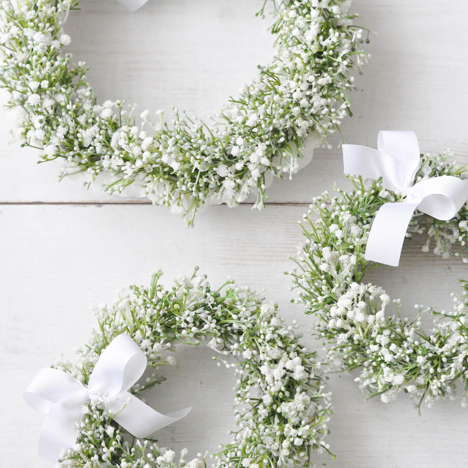 かすみ草入荷今だけリースかすみ草