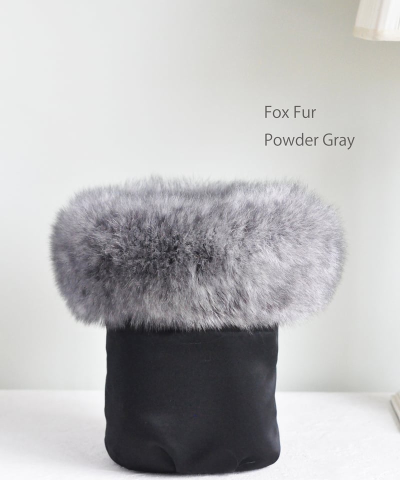 フォックスファー　　インナーバッグ フォックスファー付きインナーバッグラウンド型】 | Flower&Nantucket
