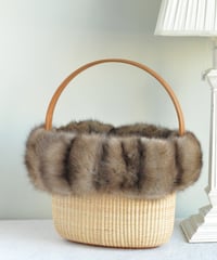 【ファースヌード・セーブル】10インチトート、バントレイ、スヌードとしても。