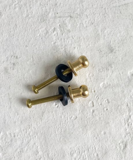 ホーン ノブ ワッシャー セット ナンタケットバスケット ハンドル 水牛 ナンタケットバスケット ボーンノブ ワッシャー12mm 金具ペア