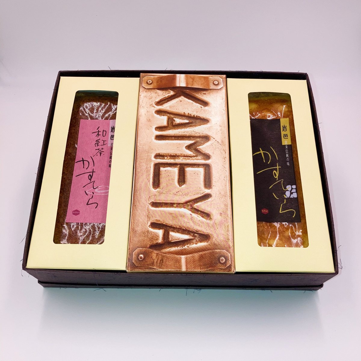 かすていらすく・かすていら詰め合わせセット【プレーン×和紅茶