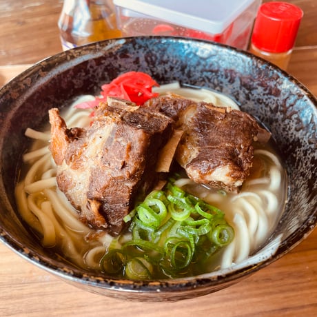 冷凍）本ソーキそば4食セット！（豚スペアリブ）