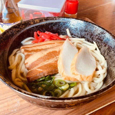 冷凍）沖縄そば4食セット！（豚三枚肉）