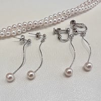 アコヤパールウェーブピアス