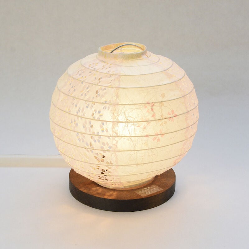 和紙ランプ 和紙スタンド手染め -丸- | 五箇山和紙の里 ONLINE STORE