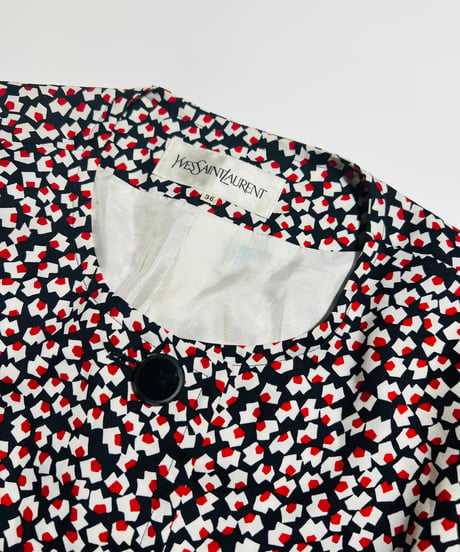YSL design waist tuck dress