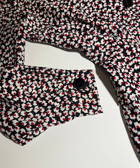 YSL design waist tuck dress