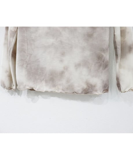 tie-dye sheer top