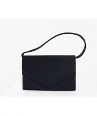 black formal hand bag