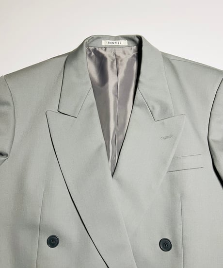 gray double jacket