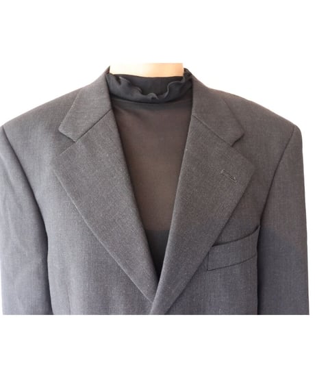 gray tailored jacket