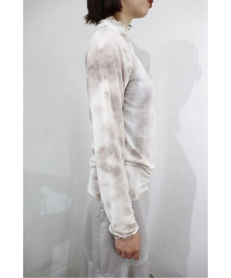tie-dye sheer top